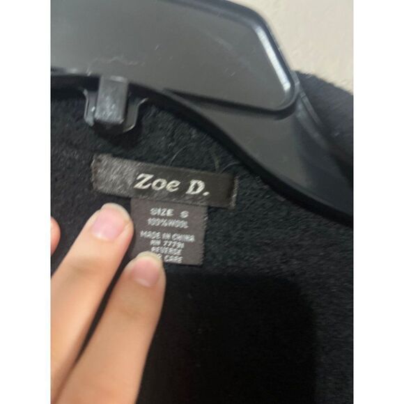 Zoe D. 100% wool black sweater size small - Picture 5 of 5